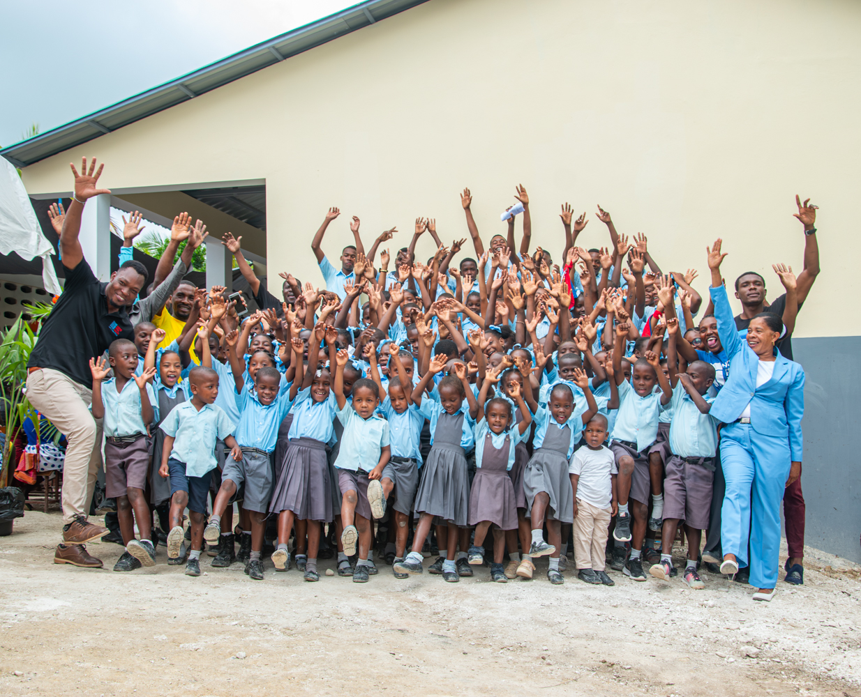 Students Welcomed to New Classrooms in Ricot, Haiti